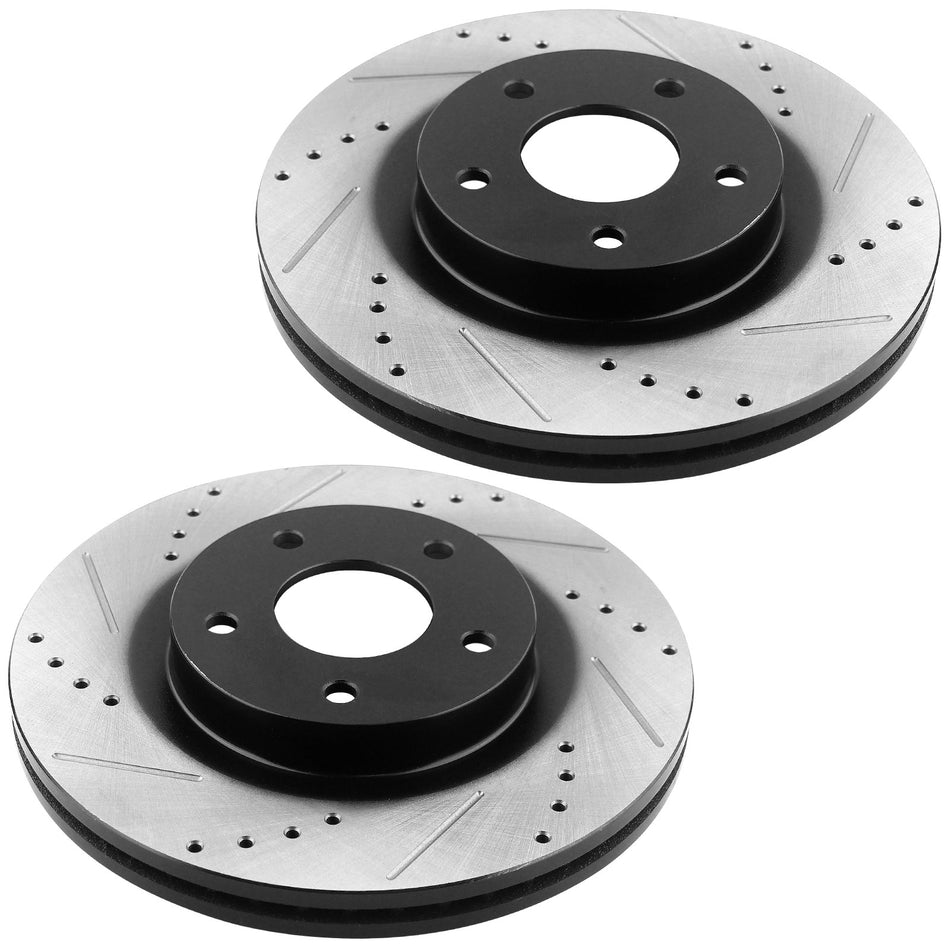 2007-2012 Nissan Altima Front Brake Rotors and Ceramic Pads