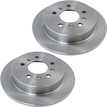 MotorbyMotor Rotors 278mm Rear Drilled & Slotted Brake Rotor Replacement for Chevy Impala Monte Carlo (Including SS Model), Buick Lacrosse Allure Disc Brake Rotor 55125 MotorbyMotor