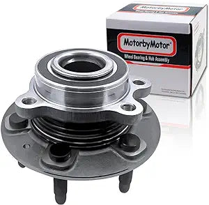 MotorbyMotor 515197 Front Wheel Hub & Bearing Assembly 4WD fits for Chevy Silverado 1500 Suburban Tahoe, GMC Sierra 1500 Yukon XL, Cadillac Escalade ESV Wheel Bearing and Hub Assembly 6 Lugs MotorbyMotor