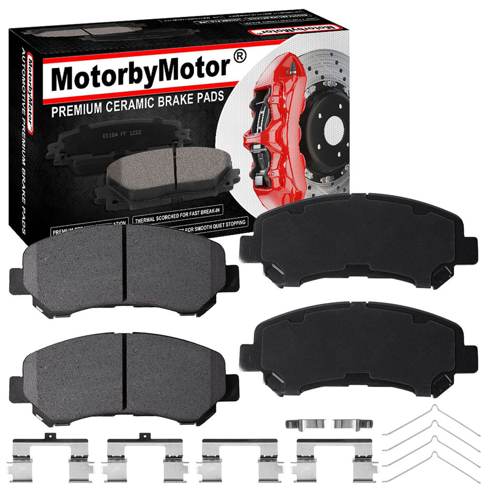 Nissan Front Ceramic Brake Pads with Hardware Kits