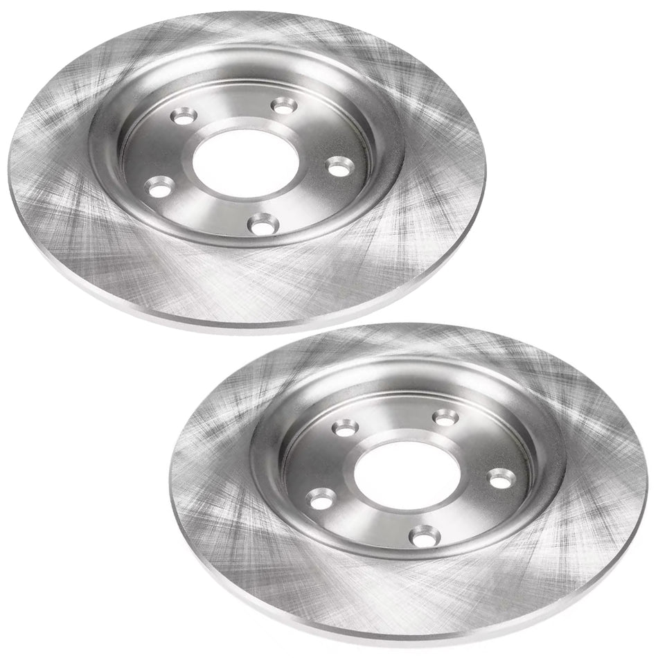 Rear Drilled and Slotted Disc Brake Rotors for Toyota Camry Avalon, Lexus ES300H ES350