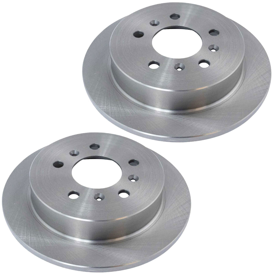 Rear Drilled and Slotted Disc Brake Rotors for Chevy Impala Monte Carlo (Including SS Model), Buick Lacrosse Allure