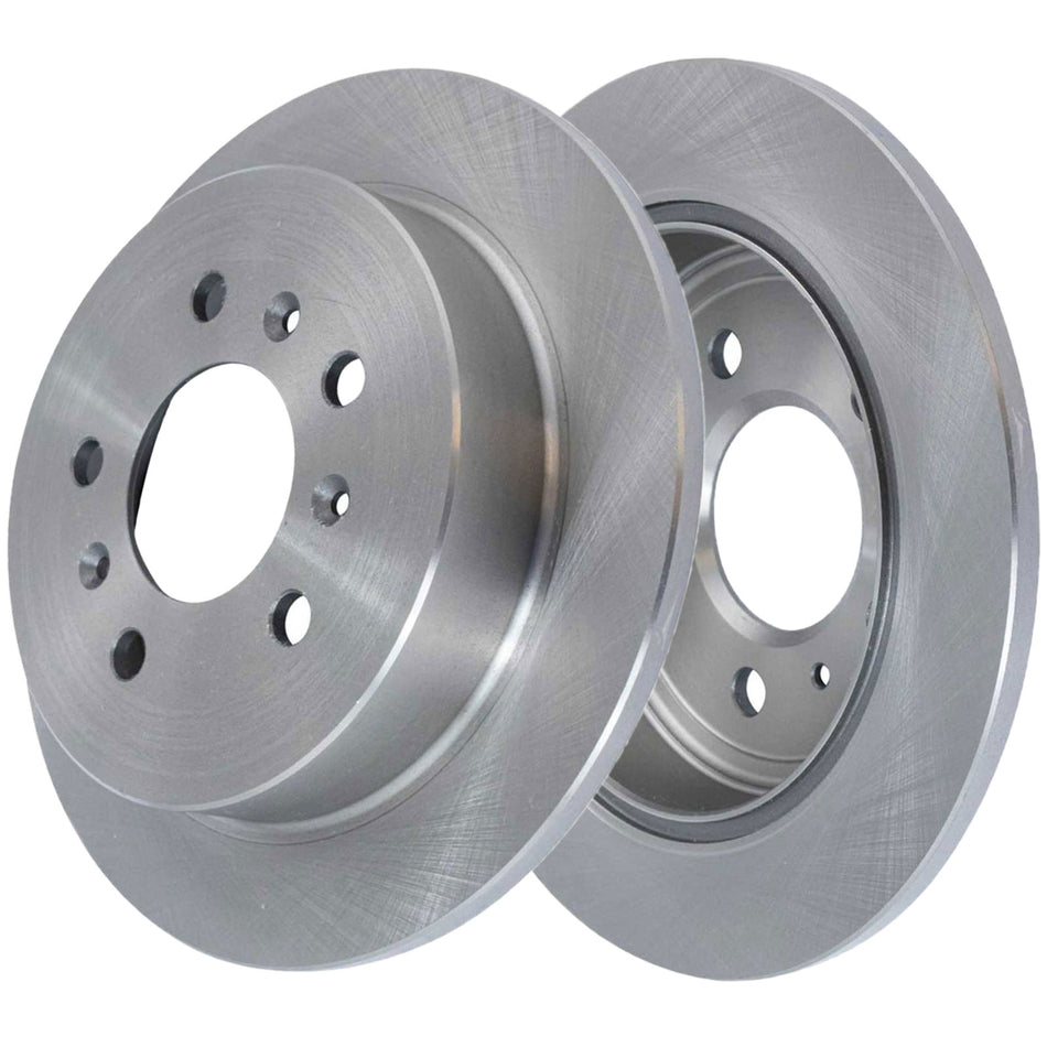 Rear Drilled and Slotted Disc Brake Rotors for Chevy Impala Monte Carlo (Including SS Model), Buick Lacrosse Allure