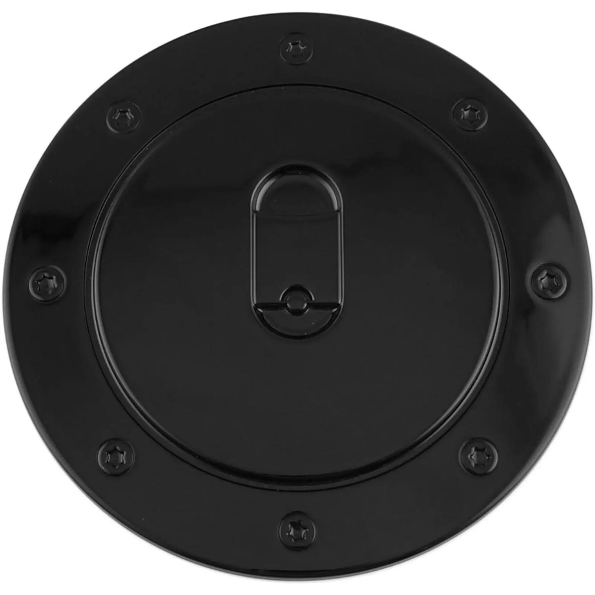 MotorbyMotor Fuel Tank Cap Fits for 1997-2003 Ford F-150, 1999-2010 Ford F-250 F-350 F-450 F-550 Super Duty, 97-17 Ford Expedition, 00-05 Ford Excursion- Gas Door Cover (Gloss) MotorbyMotor