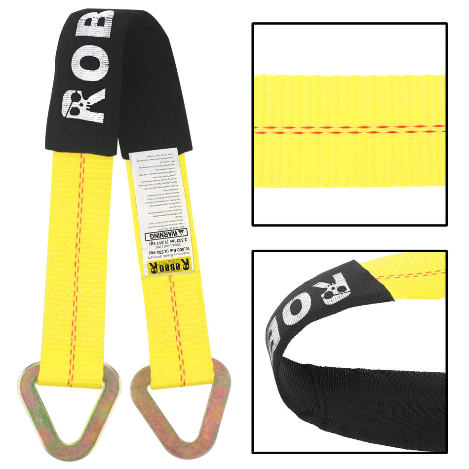 Robbor 36" Axle Tie-Down Strap  4-pack