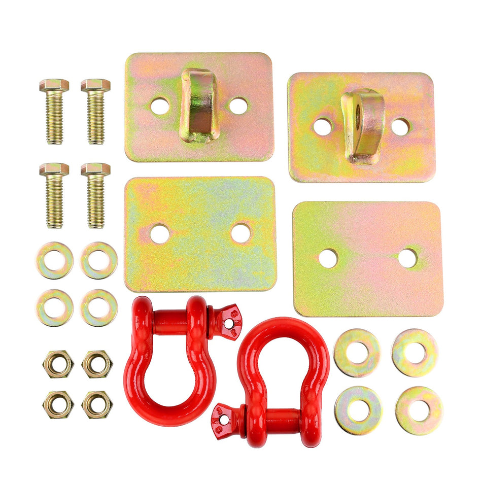 Robbor Bolt On Clevis Mount Backer Plate and 1/2in Shackle