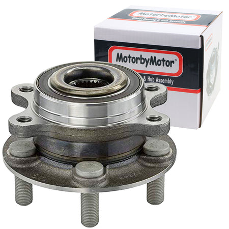 MotorbyMotor 513394 Front Rear Wheel Bearing and Hub Assembly with 5 Lugs fits for Ford Edge Fusion, Lincoln Continental MKX MKZ Low-Runout OE Directly Replacement Hub Bearing w/ABS MotorbyMotor