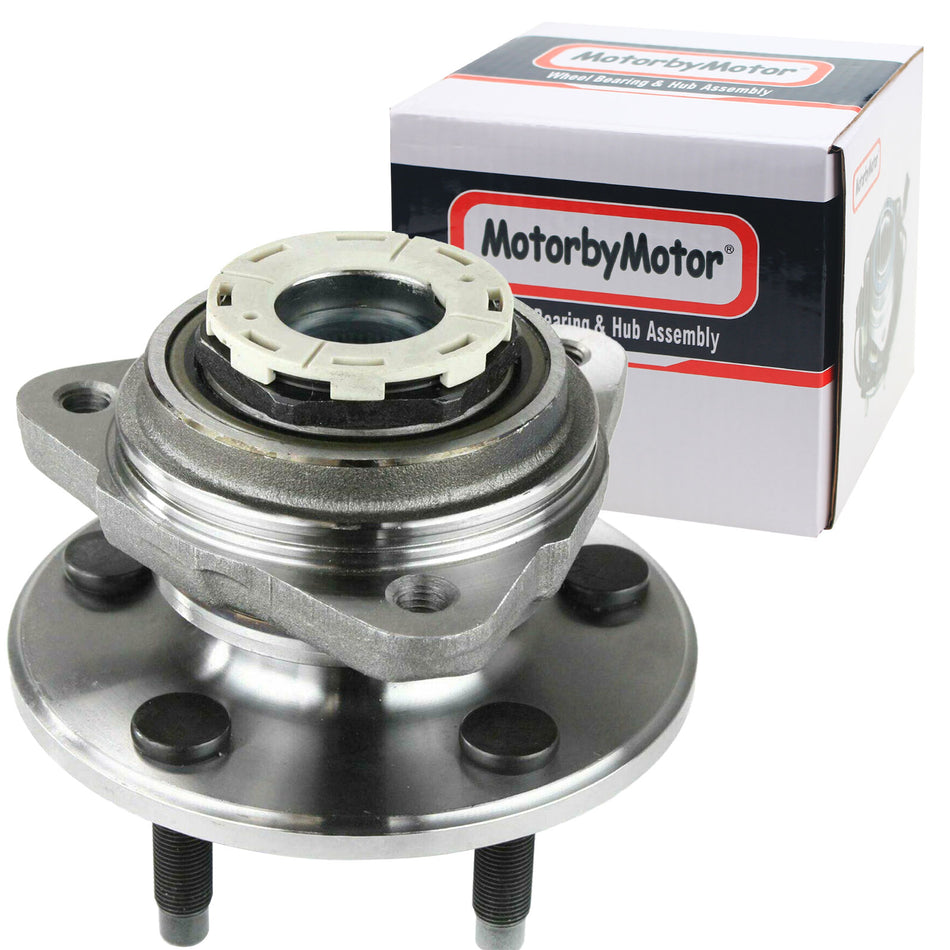 MotorbyMotor 515026 (4WD) Front Heavy Duty Wheel Bearing Assembly with 5 Lugs Fits for 1998-2000 Ford Ranger, 1998-2000 Mazda B3000 B4000 Wheel Bearing and Hub Assembly (w/2-Wheel ABS) MotorbyMotor