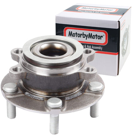 MotorbyMotor 513298 Front Wheel Bearing and Hub Assembly with 5 Lugs fits for Nissan Rogue, Nissan Rogue Select, Nissan Sentra (2.5L 4Cyl) Low-Runout OE Directly Replacement Hub Bearing MotorbyMotor