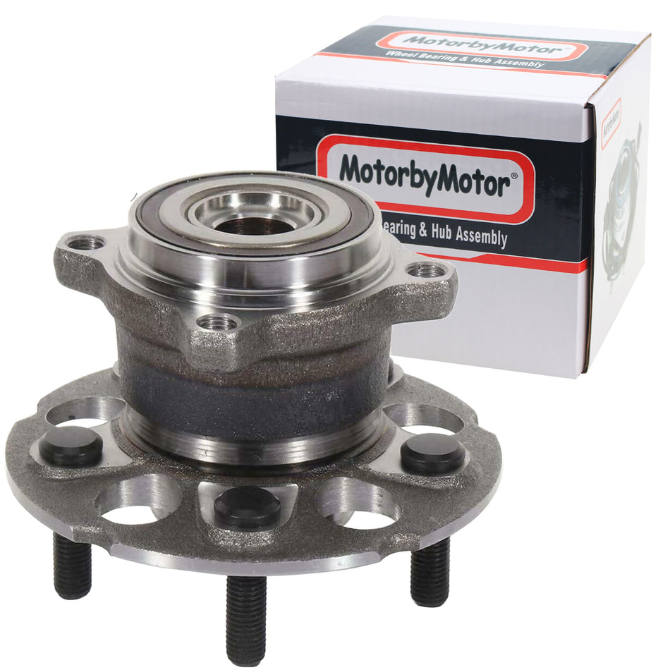 MotorbyMotor 512501 Rear Wheel Bearing and Hub Assembly with 5 Lugs Fits for 2013-2015 Acura RDX, 2012-2016 Honda CR-V Low-Runout OE Directly Replacement Hub Bearing MotorbyMotor