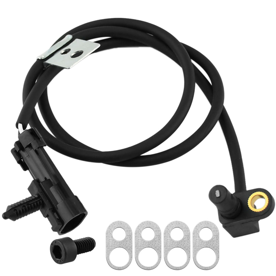 Front Wheel Speed ABS Sensor Fits for Chevrolet Blazer S10 Pickup, GMC Jimmy Sonoma, Isuzu Hombre, Oldsmobile Bravada-Wheel Speed ABS Assembly MotorbyMotor