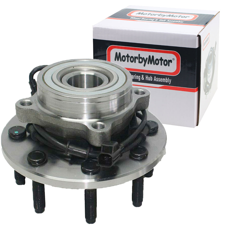 MotorbyMotor 515061 (4WD) Front Heavy Duty Wheel Bearing Assembly with 8 Lugs Fits for 2003-2005 Dodge Ram 2500 3500 Wheel Bearing and Hub Assembly (w/ABS) MotorbyMotor