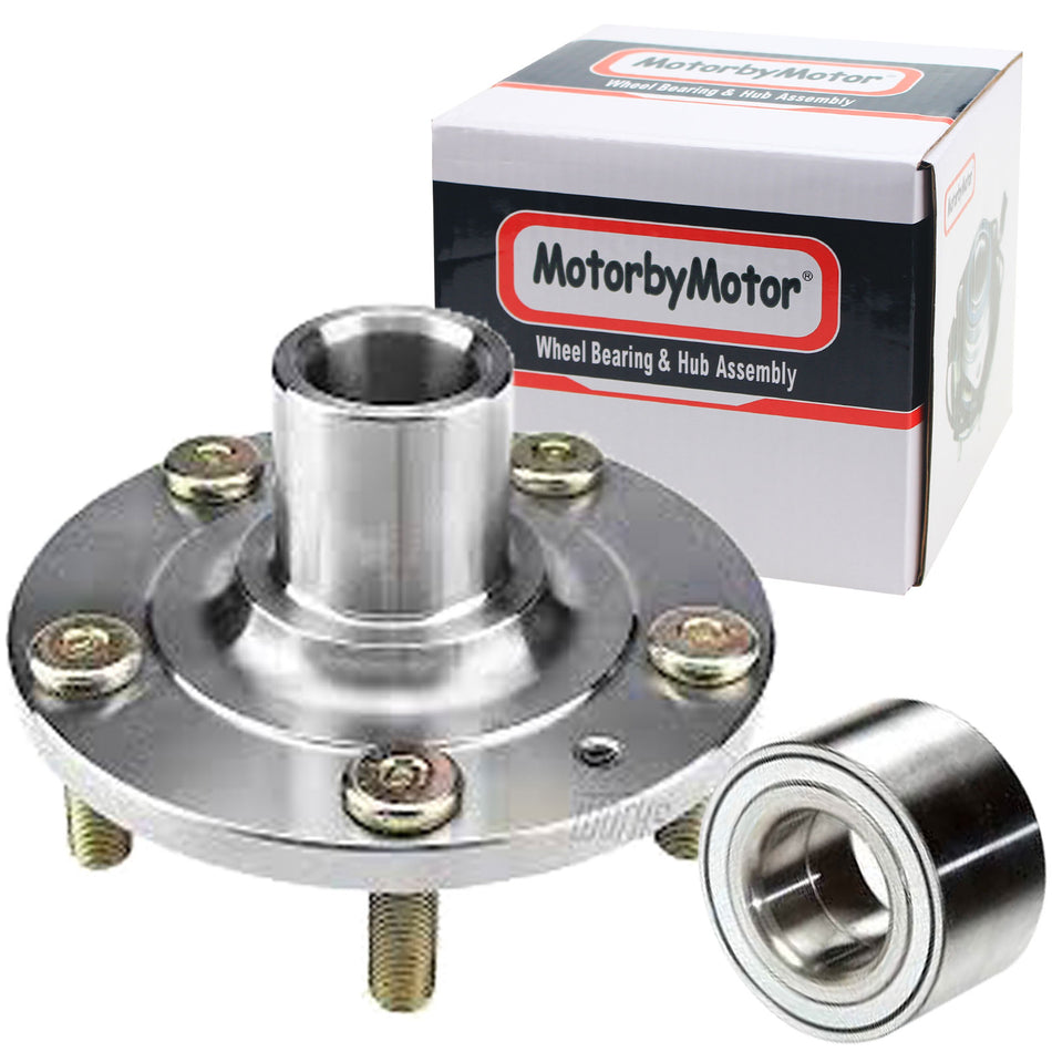 MotorbyMotor 930-015 Front Heavy Duty Wheel Bearing Assembly with 5 Lugs Fits for 06-12 Ford Fusion, 07-12 Lincoln MKZ, 2007 Lincoln Zephyr, 06-11 Mercury Milan Wheel Bearing and Hub Assembly-510010 MotorbyMotor