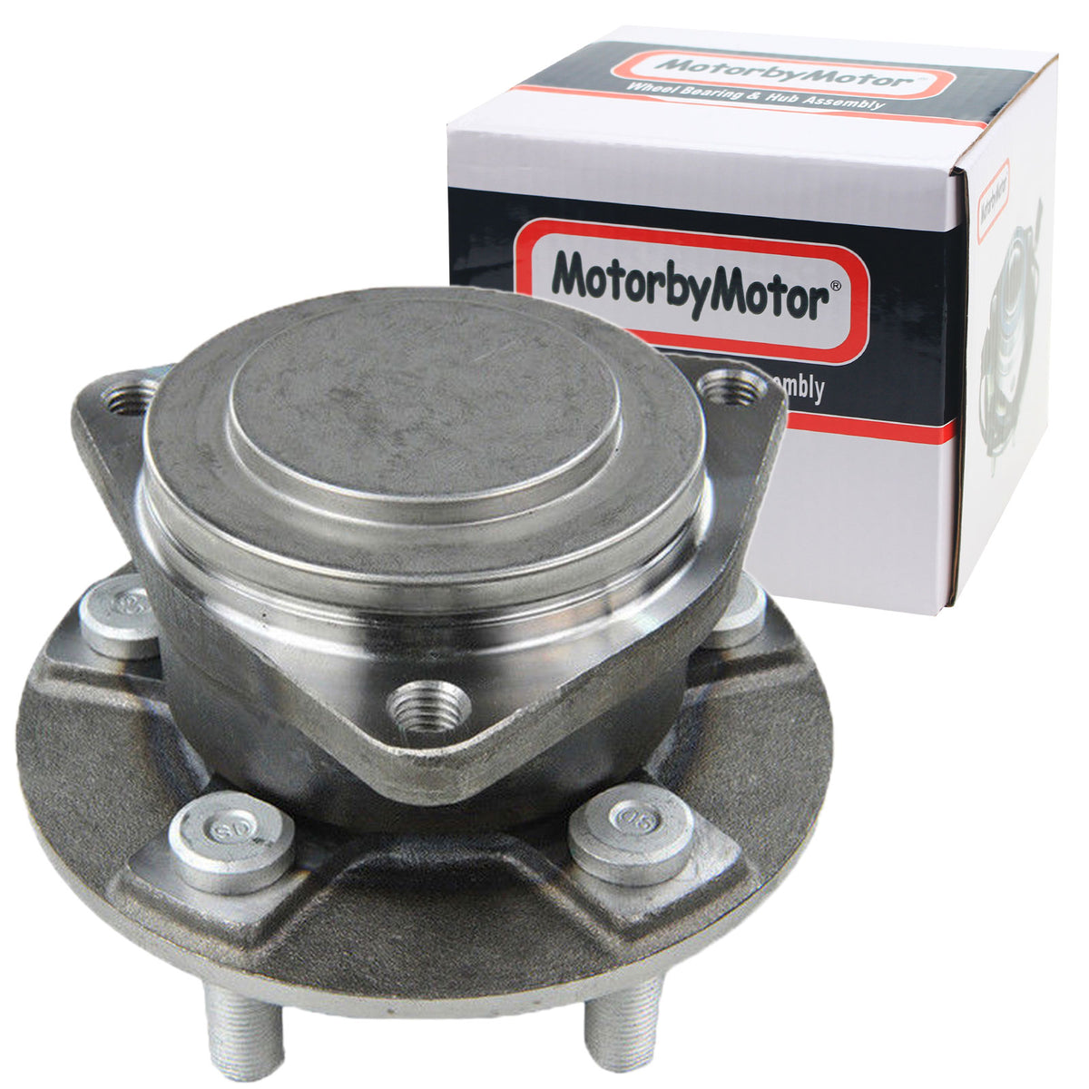 MotorbyMotor 513325 (2WD) Front Wheel Bearing Hub Assembly with 5 Lugs Fits for Chrysler 300, Dodge Charger Challenger Low-Runout OE Directly Replacement Hub Bearing RWD MotorbyMotor