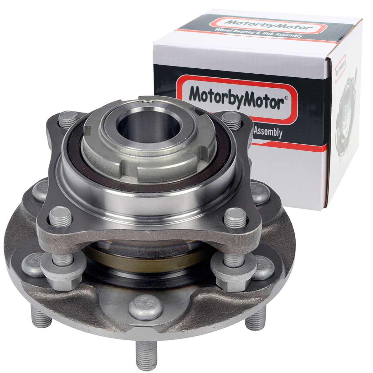 MotorbyMotor (2WD Front Wheel Bearing Hub Assembly Fits Toyota 4Runner Toyota FJ Cruiser Toyota Hilux Toyota Tacoma Hub Bearing w/6 Lugs, RWD-950-004 MotorbyMotor