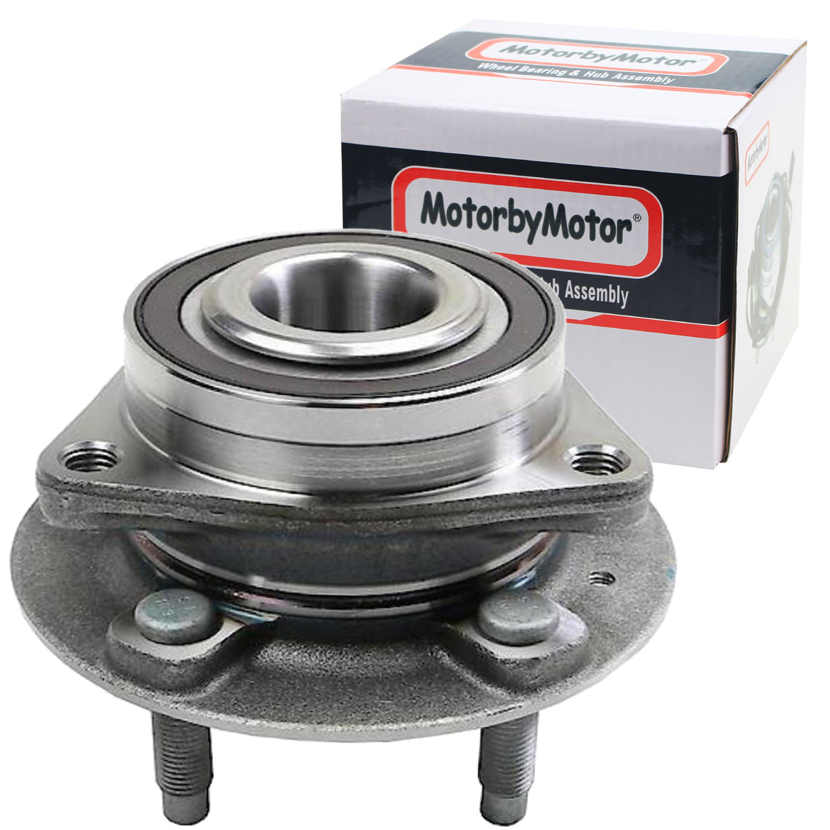 MotorbyMotor 513398 Front Wheel Bearing and Hub Assembly with 5 Lugs fits for Buick Cascada Envision Lacrosse Regal Sportback Regal Tourx, Chevy Malibu Low-Runout OE Directly Replacement Hub Bearing MotorbyMotor