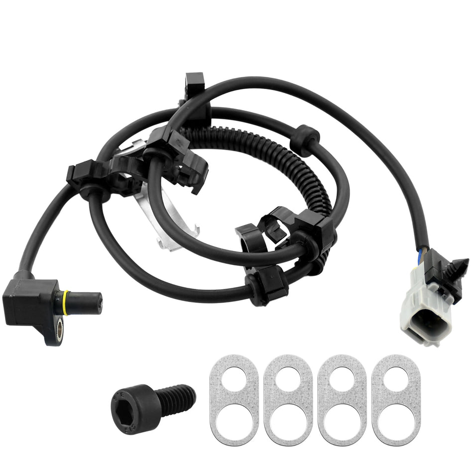 Front Driver Side Wheel Speed ABS Sensor Fits for Dodge Dakota 1997-2004, Dodge Durango 1998-2003-Wheel Speed ABS Assembly (Left Side) MotorbyMotor