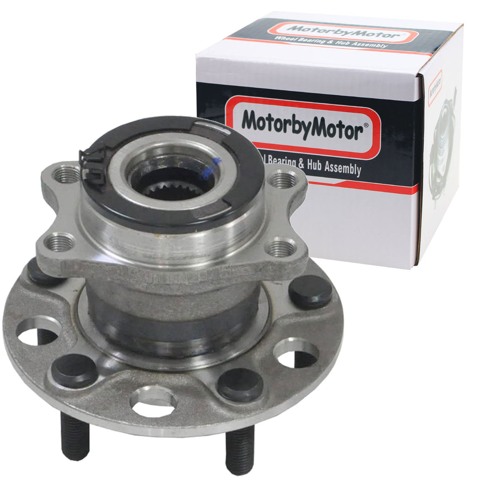 MotorbyMotor 512333 Rear Wheel Bearing and Hub Assembly with 5 Lugs Fits for Jeep Compass Patriot, Dodge Caliber Low-Runout OE Directly Replacement Hub Bearing MotorbyMotor