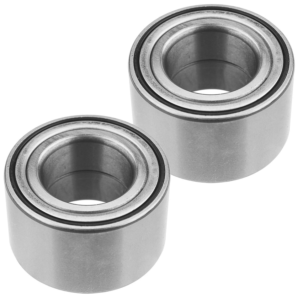 Front or Rear Wheel Bearings Fits for Arctic Cat Kawasaki Suzuki Yamaha-2 Pcs (Chrome) MotorbyMotor