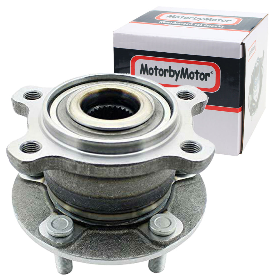 MotorbyMotor 512500 Rear Wheel Bearing and Hub Assembly with 5 Lugs Fits for 2013-2018 Ford Escape, 2015-2016 Lincoln MKC Low-Runout OE Directly Replacement Hub Bearing MotorbyMotor