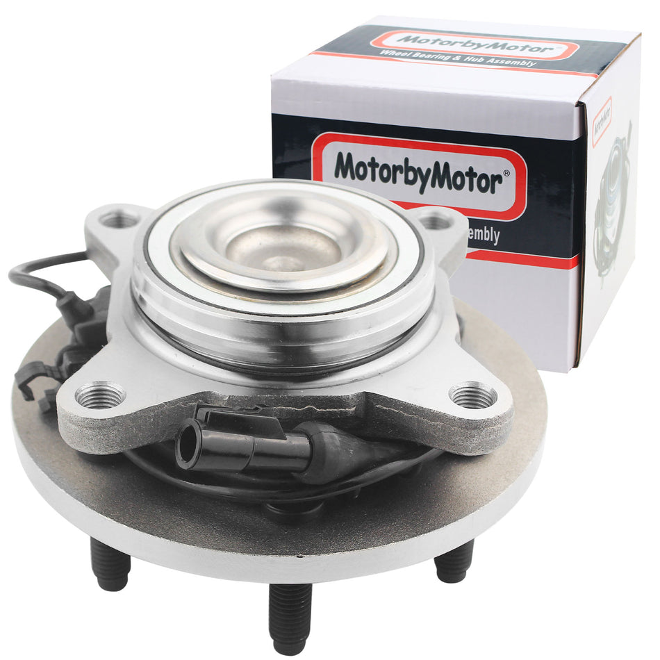 MotorbyMotor 515042 (2WD) Front Wheel Bearing & Hub Assembly Fits 2002-2006 Ford Expedition,2002-2006 Lincoln Navigator Wheel Hub w/6 Lugs (w/ABS, RWD) MotorbyMotor