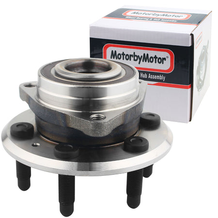 MotorbyMotor 513289 Heavy Duty Front or Rear Wheel Bearing Assembly with 6 Lugs Fits for 2010-2016 Cadillac SRX, 2011 Saab 9-4X Wheel Bearing and Hub Assembly (All Models) MotorbyMotor