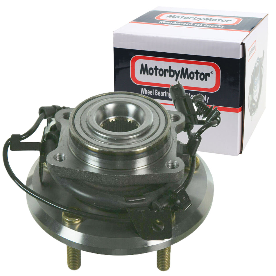 MotorbyMotor 512478 Rear Left Wheel Bearing and Hub Assembly with 5 Lugs fits for Dodge Journey Low-Runout OE Directly Replacement Hub Bearing w/ABS MotorbyMotor