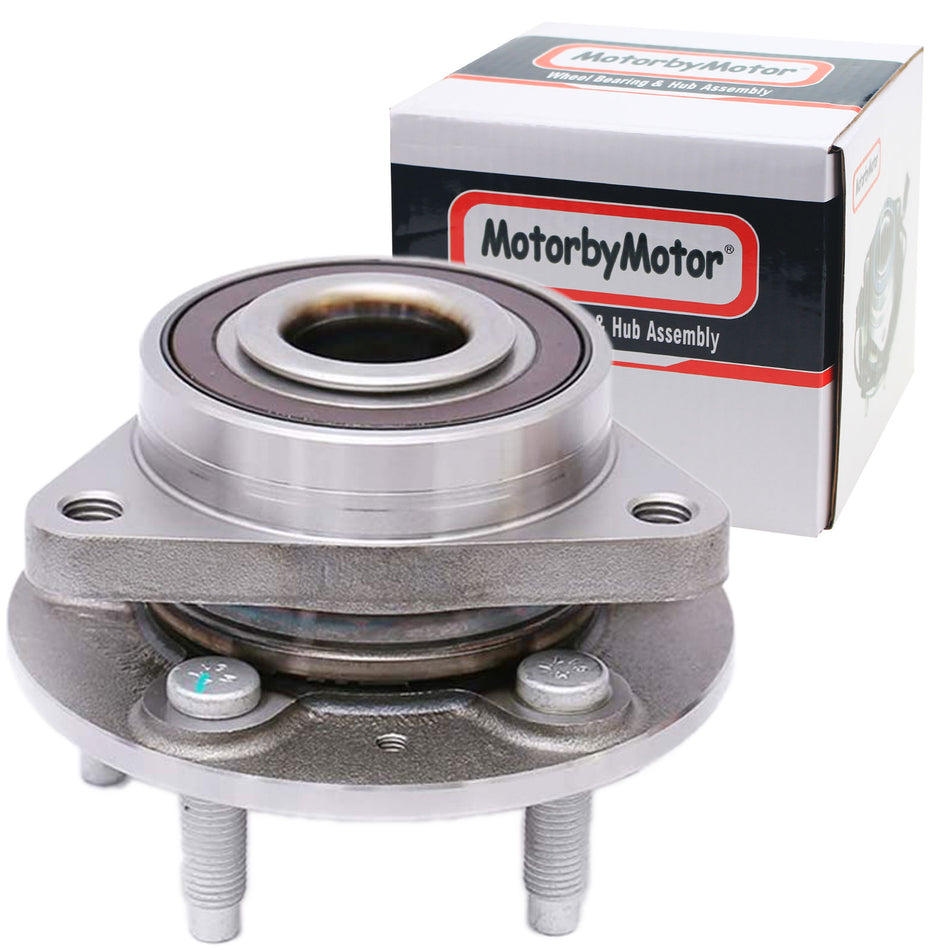 MotorbyMotor 513315 Front Wheel Bearing and Hub Assembly w/5 Lugs Fits for 2011-2015 Chevy Cruze, 2016 Chevy Cruze Limited Low-Runout OE Directly Replacement Hub Bearing MotorbyMotor