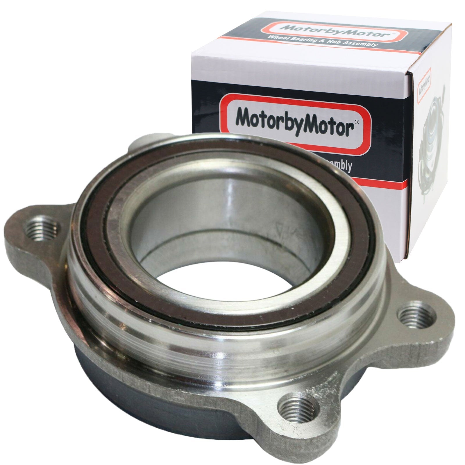 MotorbyMotor 513301 Front Wheel Bearing and Hub Assembly Fit for Audi A4 Quattro A4 Q5 S5 S4 A7 A8 allroad S6 SQ5 A5 A6 RS5 RS7 S7 S8 Low-Runout OE Directly Replacement Hub Bearing w/ABS MotorbyMotor