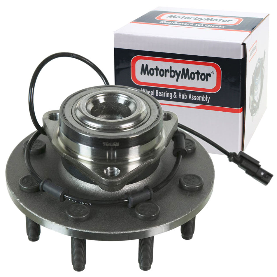 MotorbyMotor 515114 Front Wheel Bearing and Hub Assembly 2WD with 8 Lugs Fits for 2006-2008 Dodge Ram 2500 3500 Pickup Low-Runout OE Directly Replacement Hub Bearing (2WD RWD) MotorbyMotor