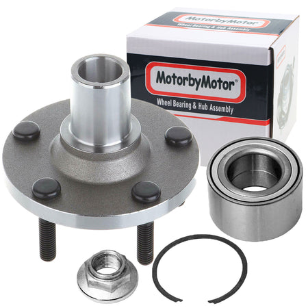 MotorbyMotor 518515 Front Heavy Duty Wheel Bearing Assembly with 5 Lugs Fits for 2001-2012 Ford Escape, 2001-2011 Mazda Tribute, 2005-2011 Mercury Mariner Wheel Bearing and Hub Assembly (All Models) MotorbyMotor