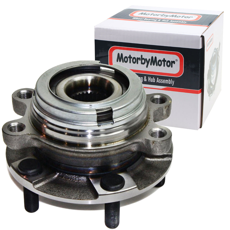 MotorbyMotor 513294 Front Wheel Bearing and Hub Assembly with 5 Lugs Fits for 2007 Nissan Altima(2.5L 4-Cylinder; with 29 Splines), 2008-2012 Nissan Altima (2.5L 4-Cylinder) Hub Bearing MotorbyMotor