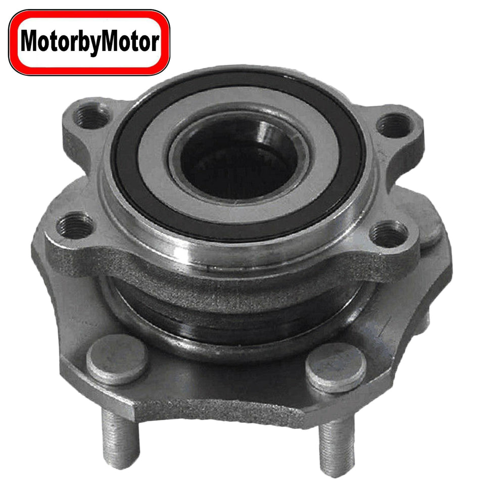 MotorbyMotor 513357 Front Heavy Duty Wheel Bearing Assembly with 5 Lugs Fits for 2017-2018 Nissan Qashqai, 2014-2019 Nissan Rogue, 2017-2019 Nissan Rogue Sport Wheel Bearing and Hub Assembly MotorbyMotor