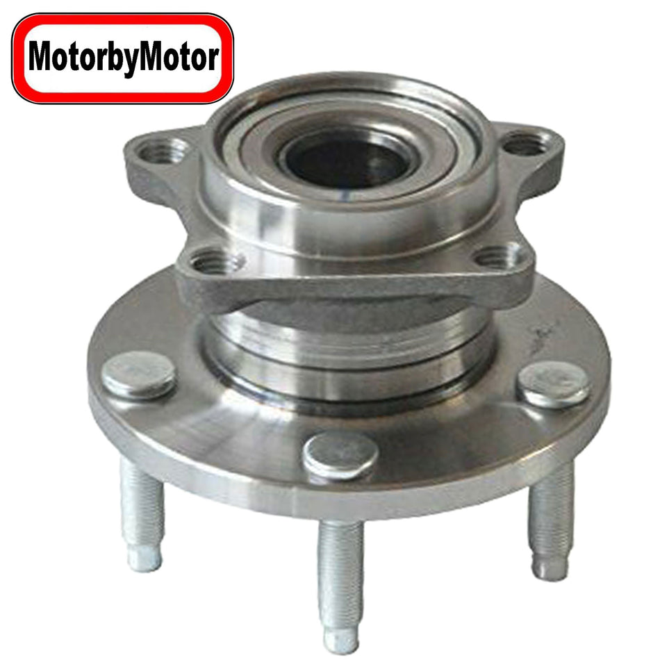 MotorbyMotor 512335 Rear Wheel Bearing and Hub Assembly with 5 Lugs Fits for Ford Edge, Lincoln MKX Low-Runout OE Directly Replacement (AWD, Non-ABS) MotorbyMotor