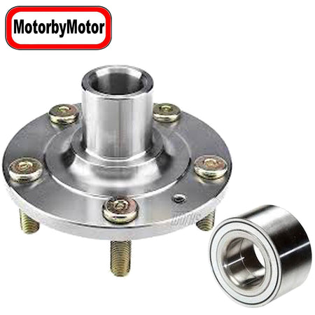 MotorbyMotor 930-015 Front Heavy Duty Wheel Bearing Assembly with 5 Lugs Fits for 06-12 Ford Fusion, 07-12 Lincoln MKZ, 2007 Lincoln Zephyr, 06-11 Mercury Milan Wheel Bearing and Hub Assembly-510010 MotorbyMotor