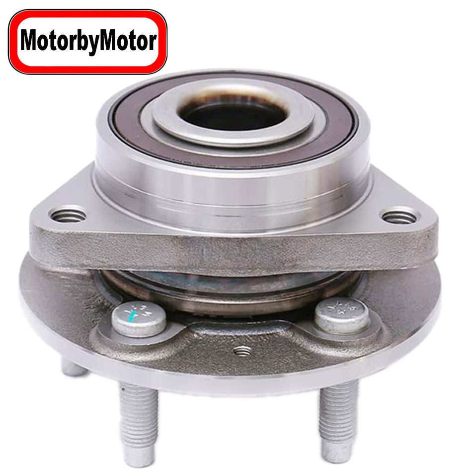 MotorbyMotor 513315 Front Wheel Bearing and Hub Assembly w/5 Lugs Fits for 2011-2015 Chevy Cruze, 2016 Chevy Cruze Limited Low-Runout OE Directly Replacement Hub Bearing MotorbyMotor