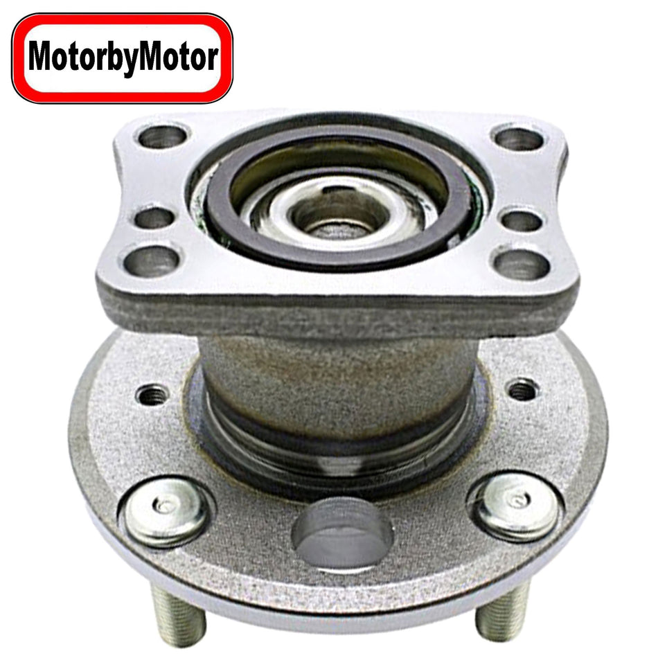 MotorbyMotor 512490 Rear Wheel Bearing and Hub Assembly Fit 2011-2019 Ford Fiesta Wheel Hub w/4 Lugs MotorbyMotor