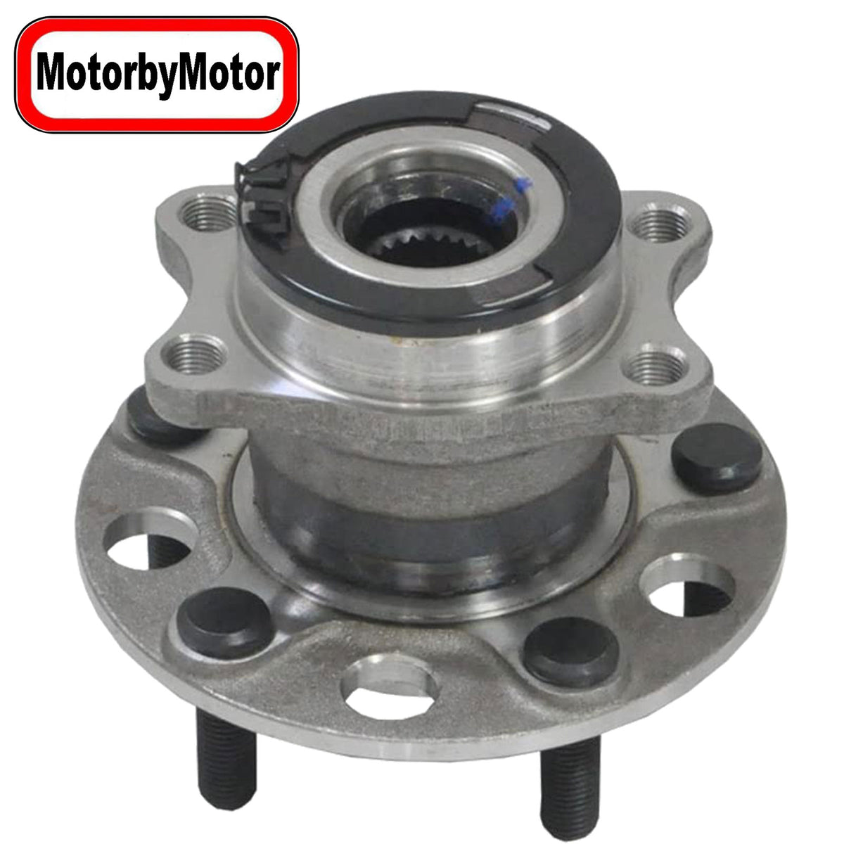 MotorbyMotor 512333 Rear Wheel Bearing and Hub Assembly with 5 Lugs Fits for Jeep Compass Patriot, Dodge Caliber Low-Runout OE Directly Replacement Hub Bearing MotorbyMotor