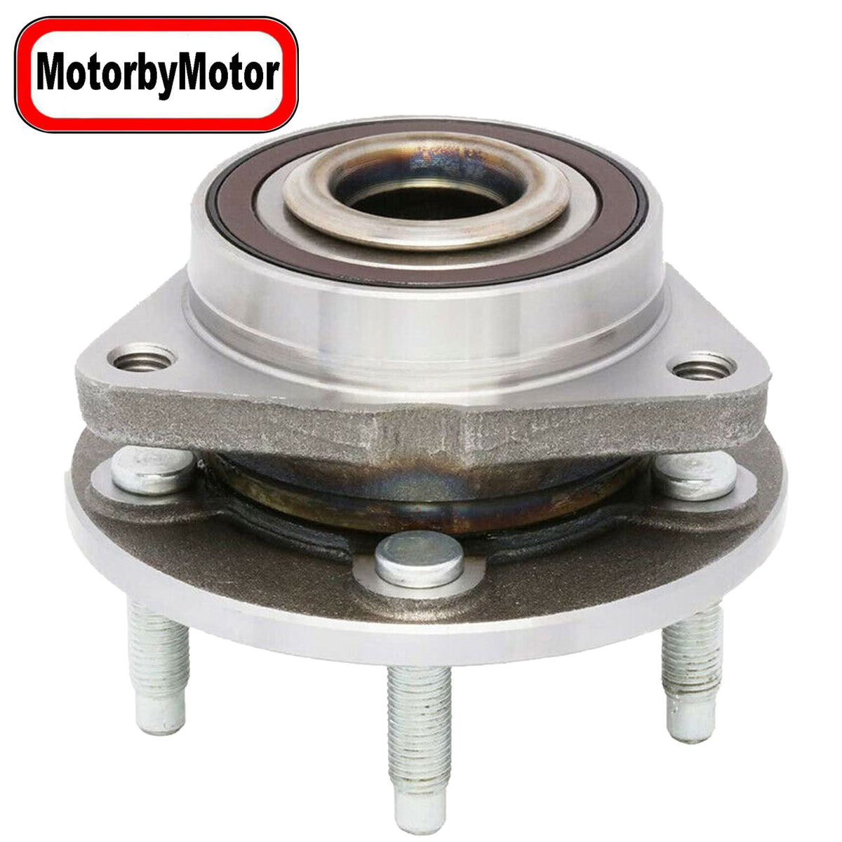 MotorbyMotor 513408 Front Wheel Bearing Hub Assembly 5 Lugs Chevy Cruze Low-Runout OE Directly Replace Hub Bearing MotorbyMotor