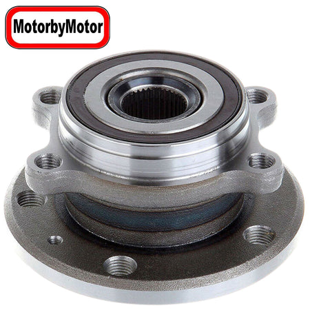 MotorbyMotor 512319 Rear Wheel Bearing and Hub Assembly fits for Audi Q3 TT, Volkswagen Beetle CC Eos Golf GTI Jetta Passat CC Tiguan Low-Runout OE. MotorbyMotor