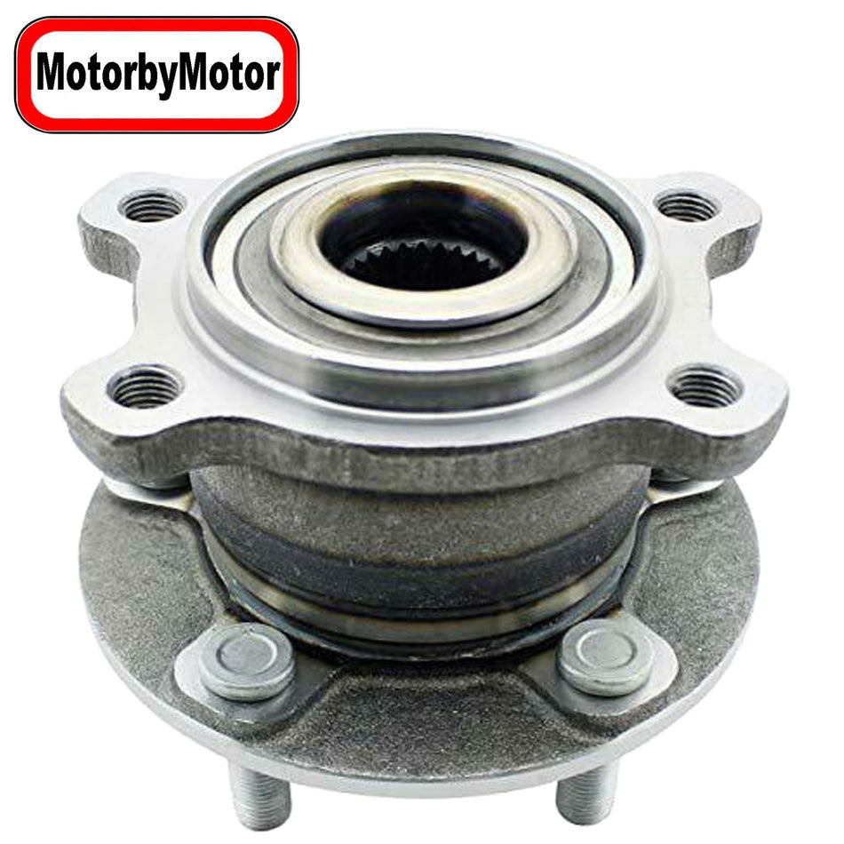 MotorbyMotor 512500 Rear Wheel Bearing and Hub Assembly with 5 Lugs Fits for 2013-2018 Ford Escape, 2015-2016 Lincoln MKC Low-Runout OE Directly Replacement Hub Bearing MotorbyMotor