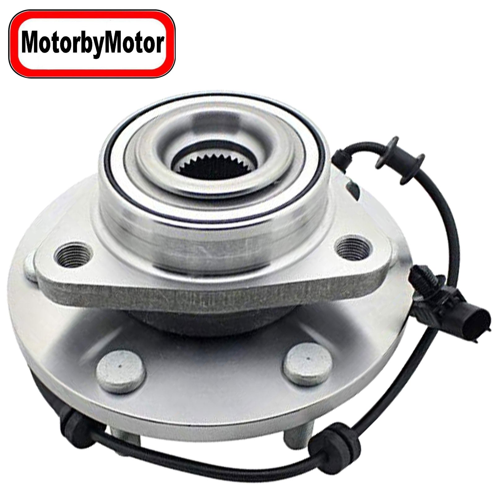 MotorbyMotor (2WD Front Wheel Bearing & Hub Assembly Fit for 2012-2015 Nissan Armada, 2012-2015 Nissan Titan Wheel Hub w/6 Lugs, RWD-515156 MotorbyMotor