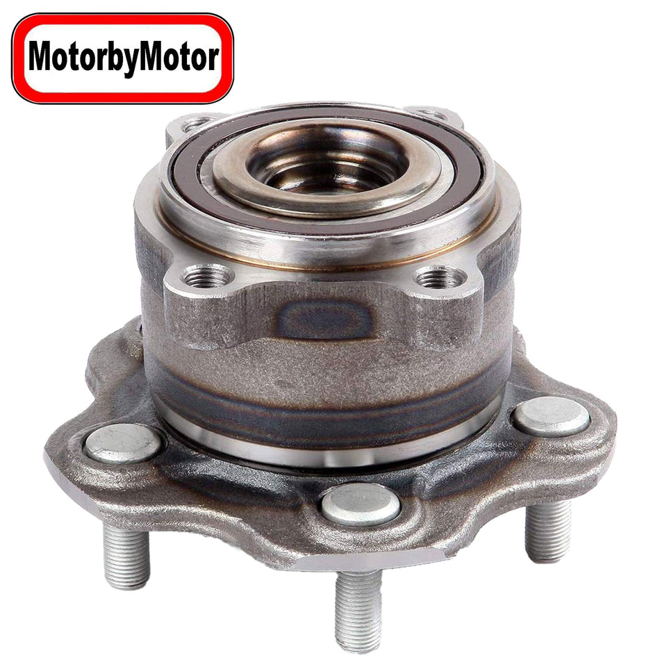 MotorbyMotor 512388 Rear Wheel Bearing and Hub Assembly with 5 Lugs fits for Infiniti JX35 QX60,Mitsubishi RVR,Nissan Altima Maxima Murano Pathfinder Low-Runout OE Directly Replacement Hub Bearing FWD MotorbyMotor