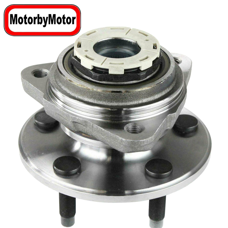 MotorbyMotor 515026 (4WD) Front Heavy Duty Wheel Bearing Assembly with 5 Lugs Fits for 1998-2000 Ford Ranger, 1998-2000 Mazda B3000 B4000 Wheel Bearing and Hub Assembly (w/2-Wheel ABS) MotorbyMotor