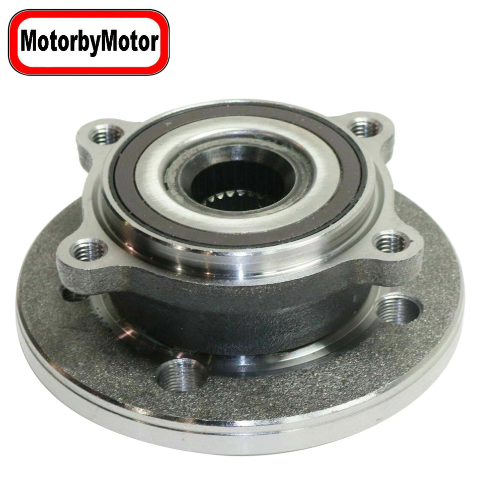 MotorbyMotor 513309 Front Wheel Bearing and Hub Assembly2WD FWD Fits for 2007-2015 Mini Cooper 4 Cyl Low-Runout OE Directly Replacement Hub Bearing MotorbyMotor