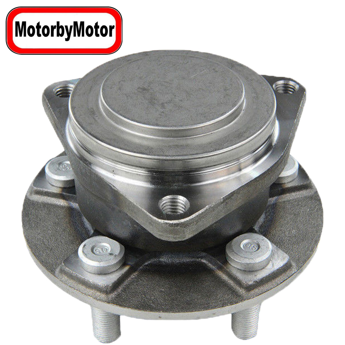 MotorbyMotor 513325 (2WD) Front Wheel Bearing Hub Assembly with 5 Lugs Fits for Chrysler 300, Dodge Charger Challenger Low-Runout OE Directly Replacement Hub Bearing RWD MotorbyMotor