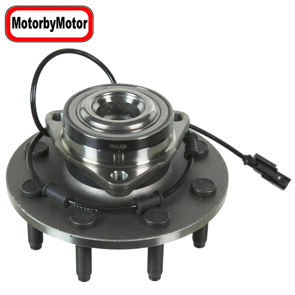 MotorbyMotor 515114 Front Wheel Bearing and Hub Assembly 2WD with 8 Lugs Fits for 2006-2008 Dodge Ram 2500 3500 Pickup Low-Runout OE Directly Replacement Hub Bearing (2WD RWD) MotorbyMotor