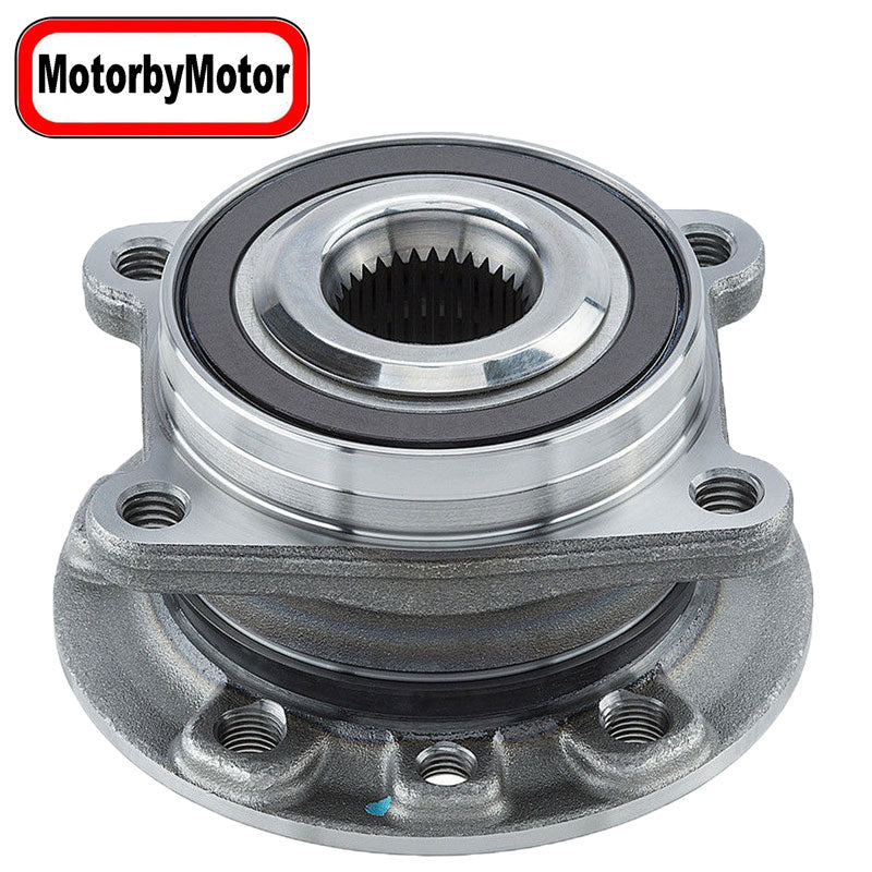 MotorbyMotor 512513 Front/Rear Wheel Bearing and Hub Assembly Front for Jeep Cherokee-Off Road Suspension Models Only,Rear for Chrysler 200 Jeep Cherokee-AWD Model Only Low-Runout OE Replacement w/ABS MotorbyMotor