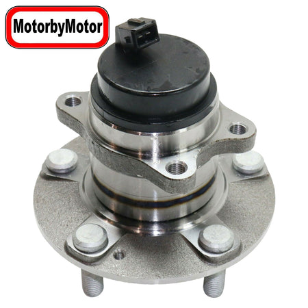 MotorbyMotor 512434 Rear Wheel Bearing and Hub Assembly with 5 Lugs Fits for Kia Soul 2010-2013 Low-Runout OE Directly Replacement Hub Bearing (w/ABS) MotorbyMotor