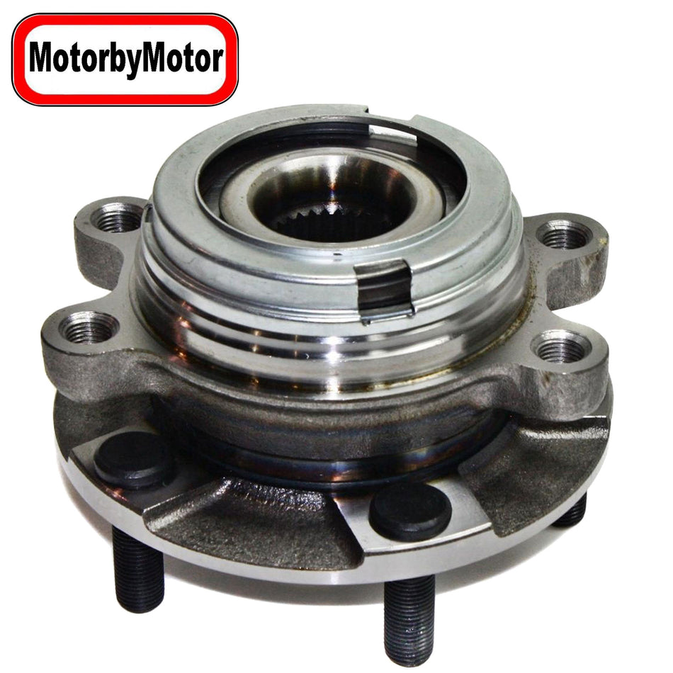 MotorbyMotor 513294 Front Wheel Bearing and Hub Assembly with 5 Lugs Fits for 2007 Nissan Altima(2.5L 4-Cylinder; with 29 Splines), 2008-2012 Nissan Altima (2.5L 4-Cylinder) Hub Bearing MotorbyMotor